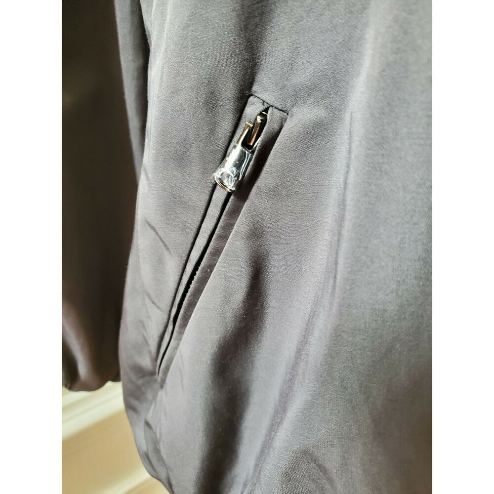 ANN TAYLOR Charcoal Full Zip Jacket Size M - Picture 3 of 10